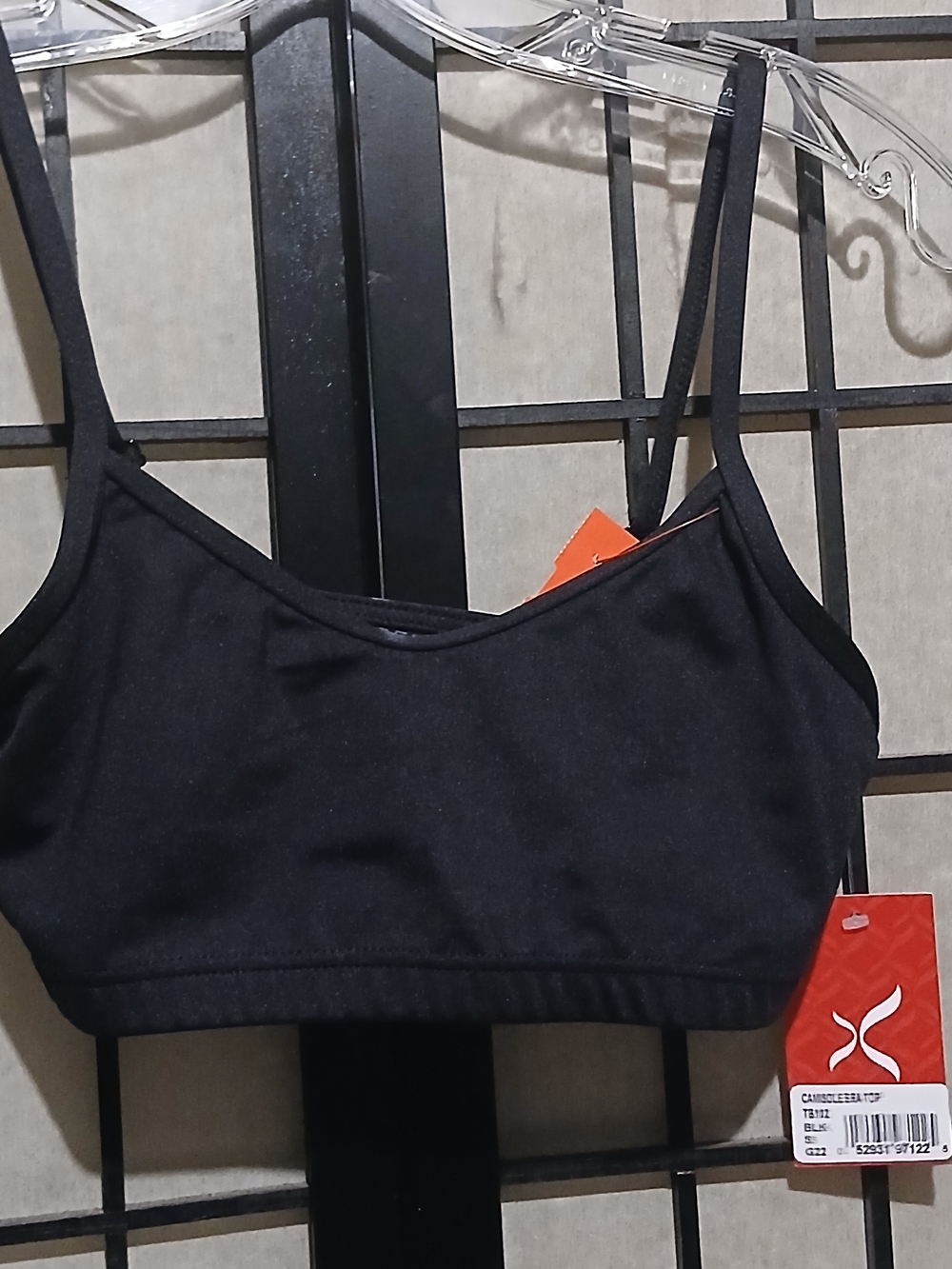 Capezio Black Double-Strap Dance Bralette